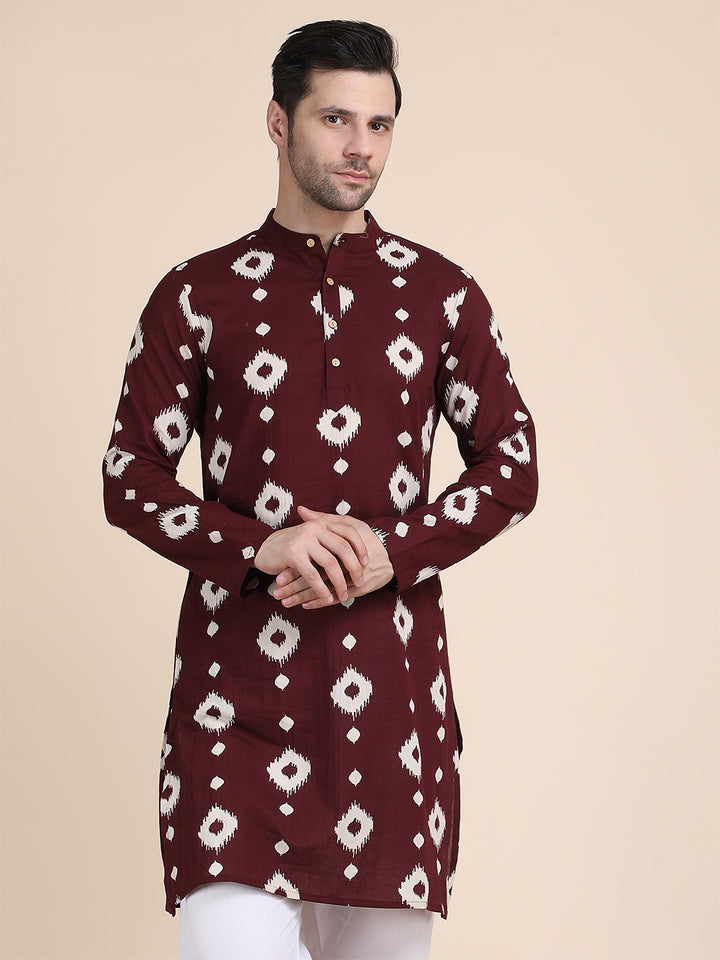 Straight Printed Cotton Kurtas