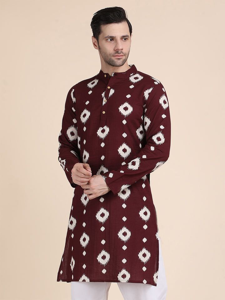 Straight Printed Cotton Kurtas
