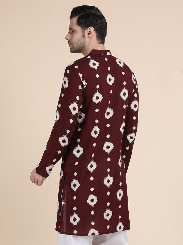 Straight Printed Cotton Kurtas