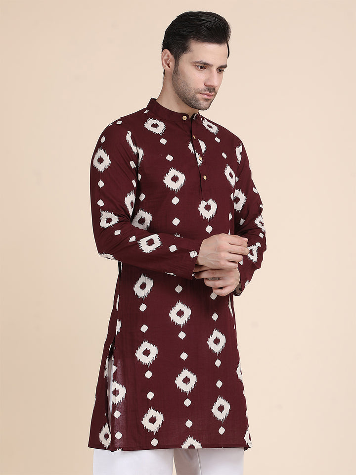 Straight Printed Cotton Kurtas