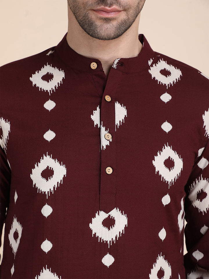 Straight Printed Cotton Kurtas