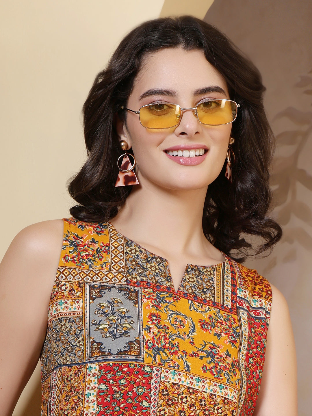 Viscose Rayon Printed Top