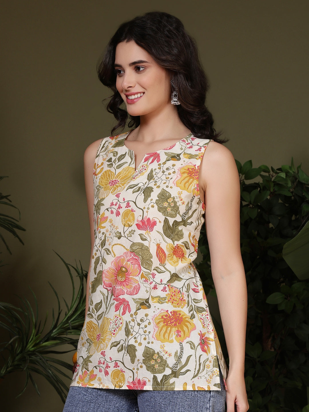 Cotton Printed Top