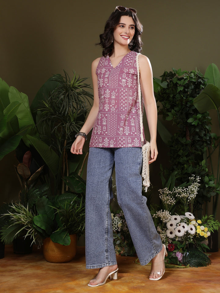 Cotton Printed Top