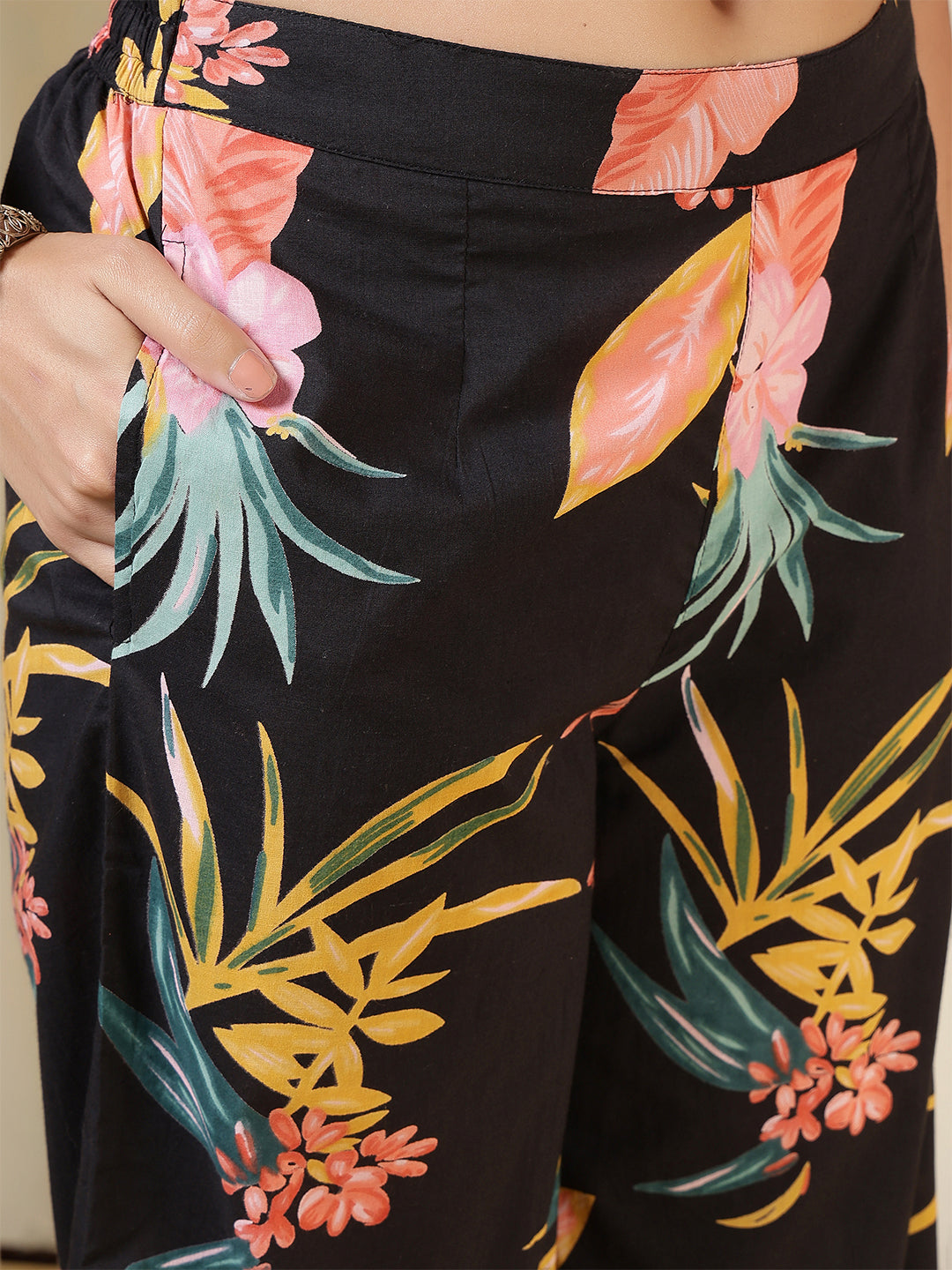 Pure Cotton Printed Straight Kurta Set