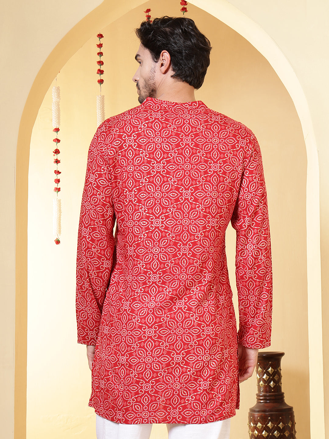 Straight Printed Viscose Rayon Kurtas