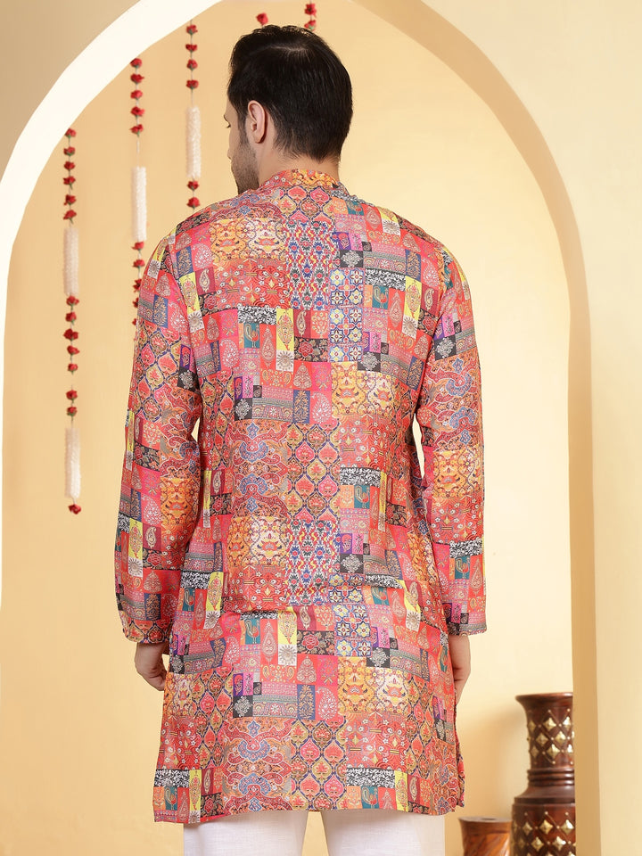 Straight Printed Viscose Rayon Kurtas