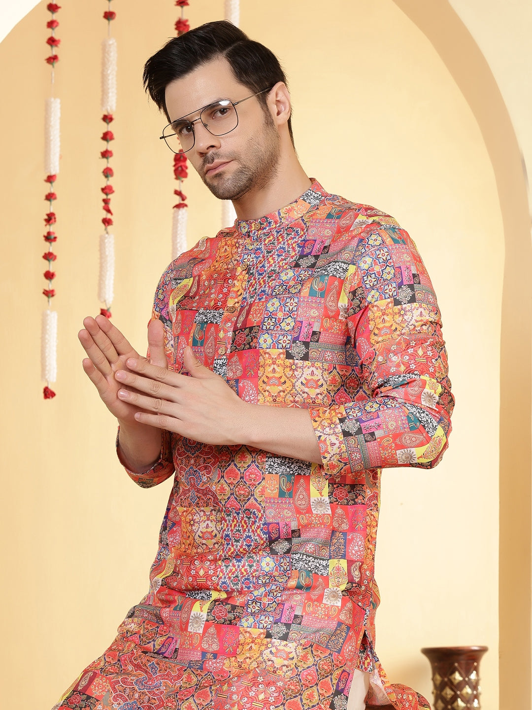 Straight Printed Viscose Rayon Kurtas
