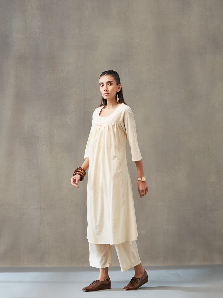 Straight Dyed Pure Cotton Kurta Set