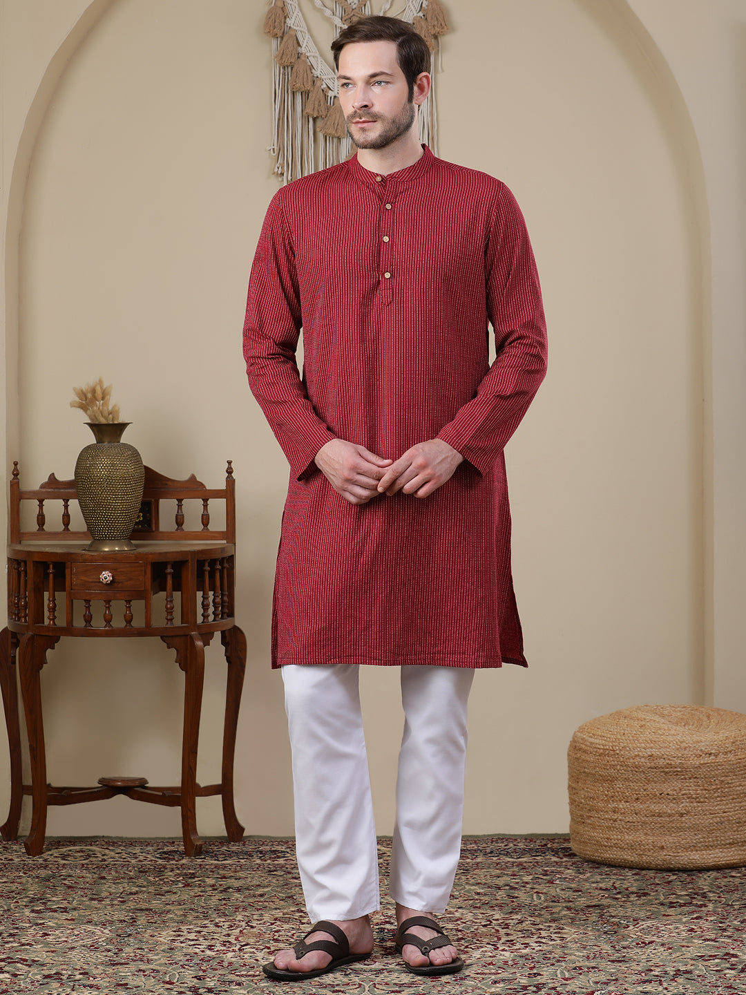 Straight Printed Cotton Kurtas