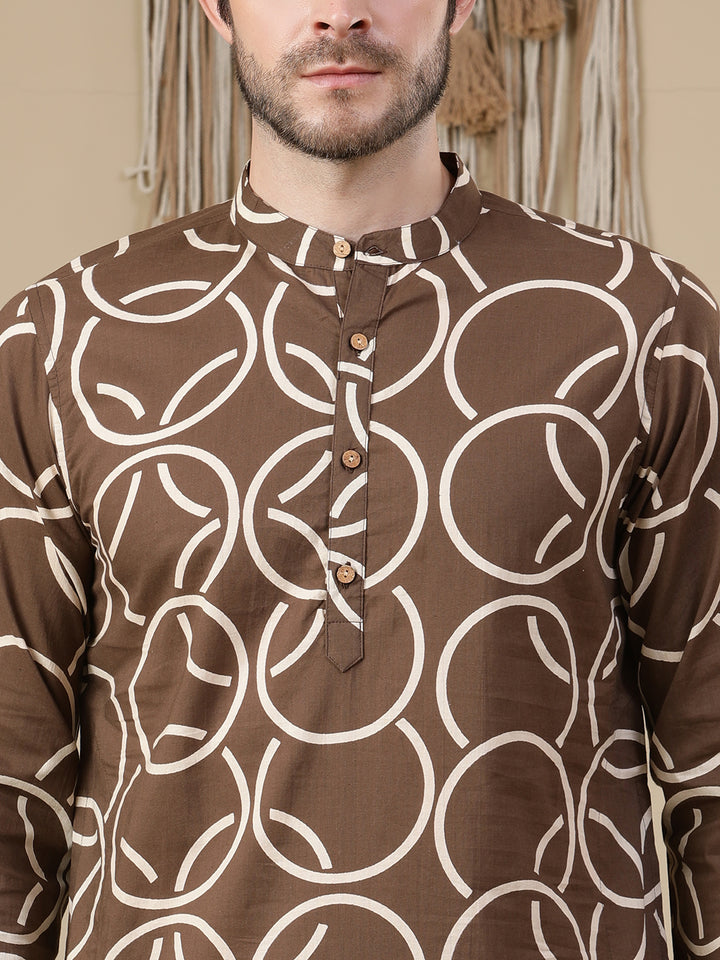 Straight Printed Cotton Kurtas