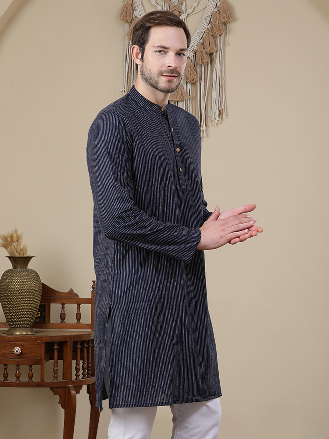 Straight Printed Cotton Kurtas