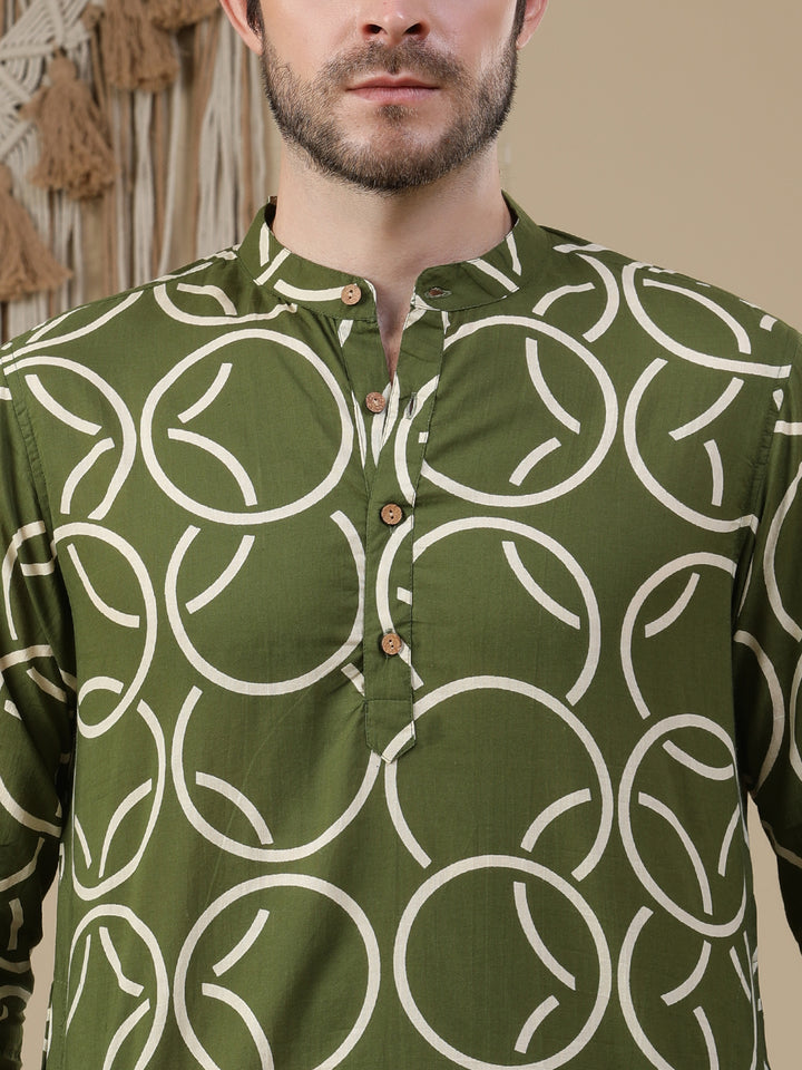 Straight Printed Cotton Kurtas