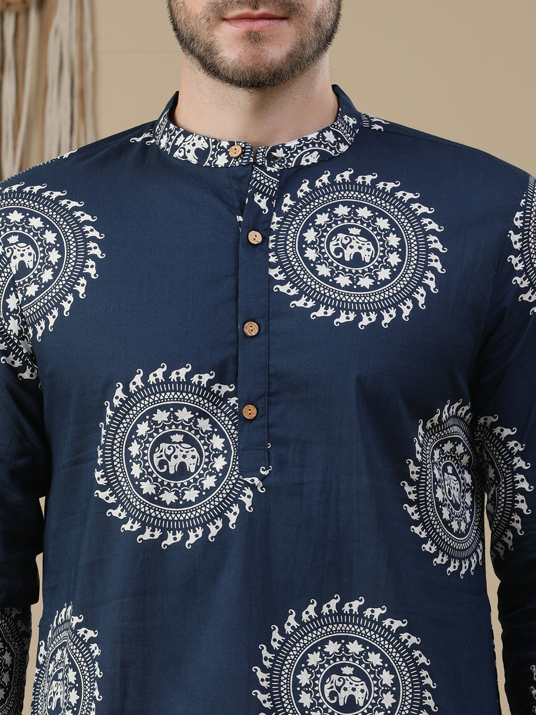 Straight Printed Cotton Kurtas