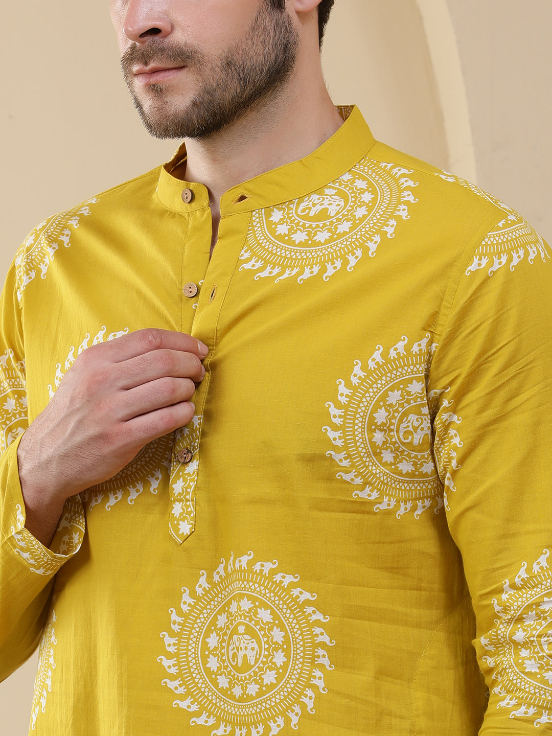 Straight Printed Cotton Kurtas