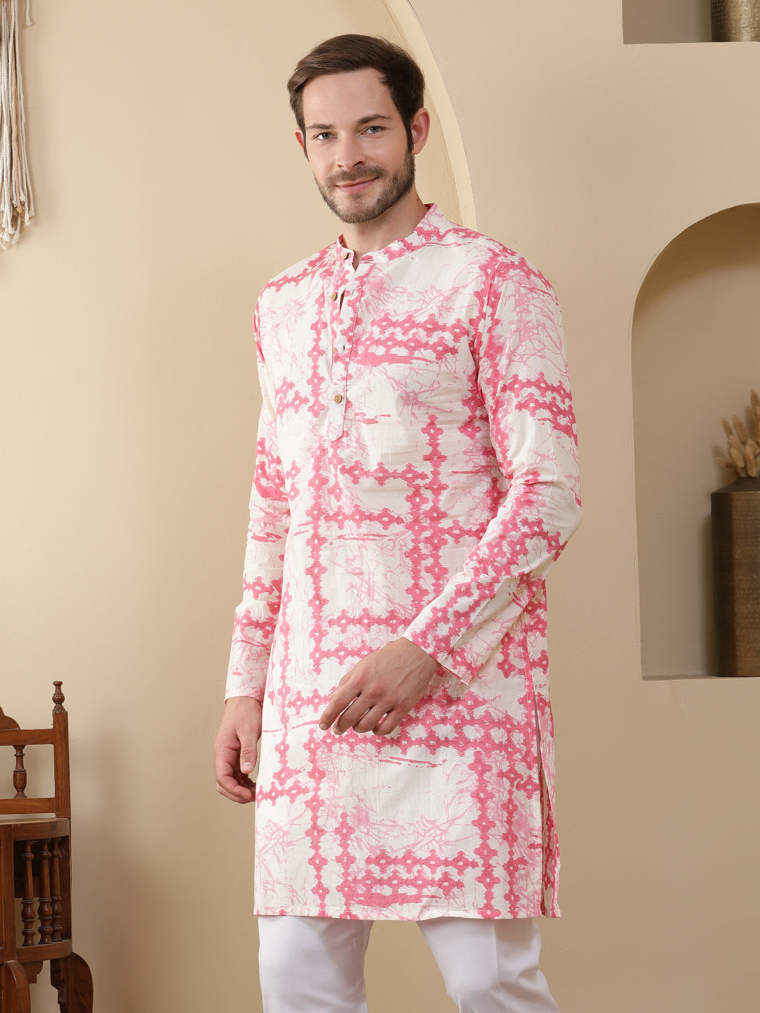 Straight Printed Cotton Kurtas