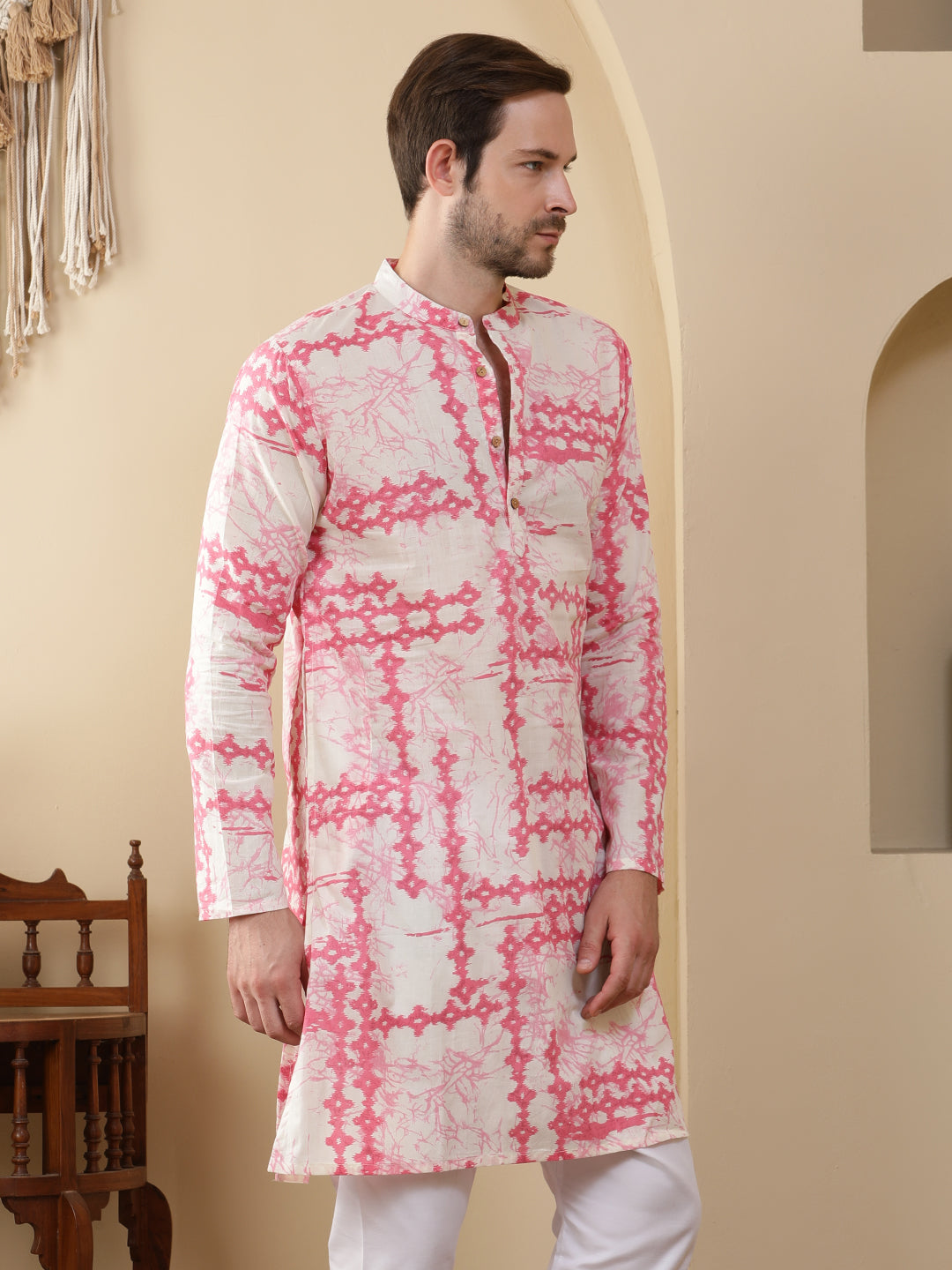 Straight Printed Cotton Kurtas