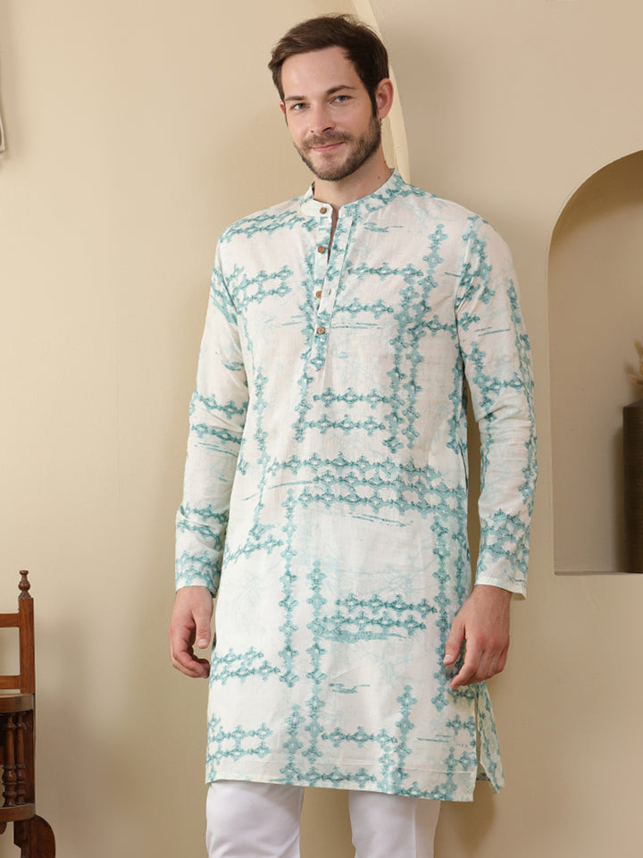 Straight Printed Cotton Kurtas