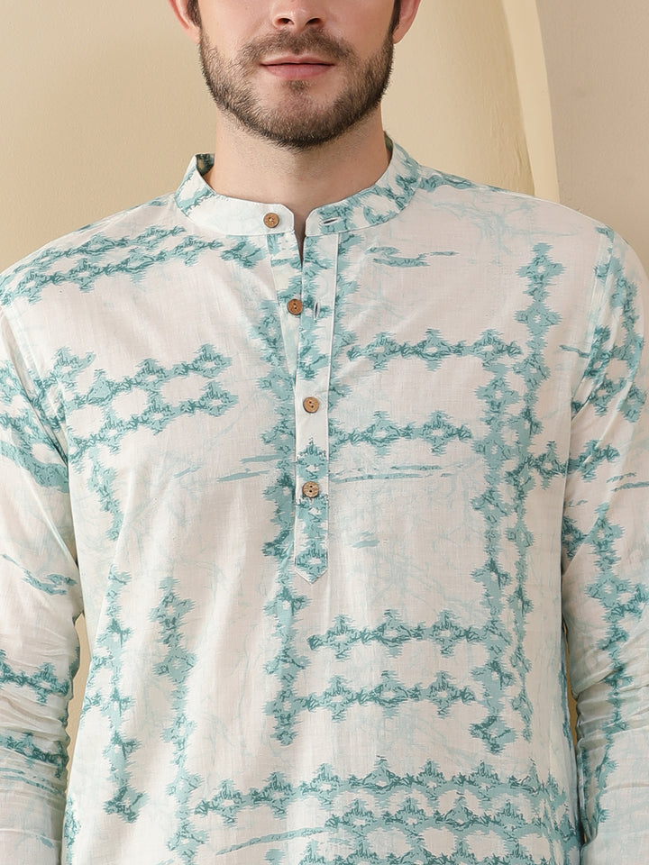 Straight Printed Cotton Kurtas