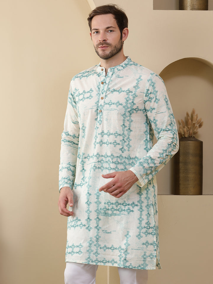 Straight Printed Cotton Kurtas