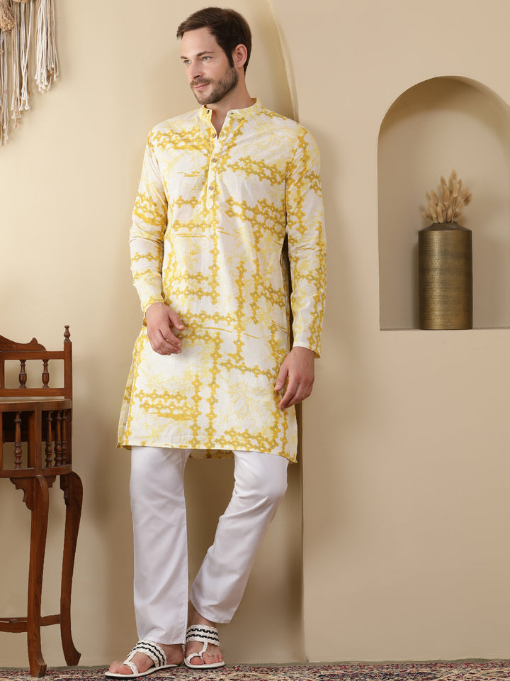 Straight Printed Cotton Kurtas