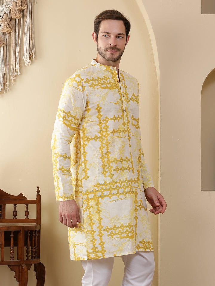 Straight Printed Cotton Kurtas