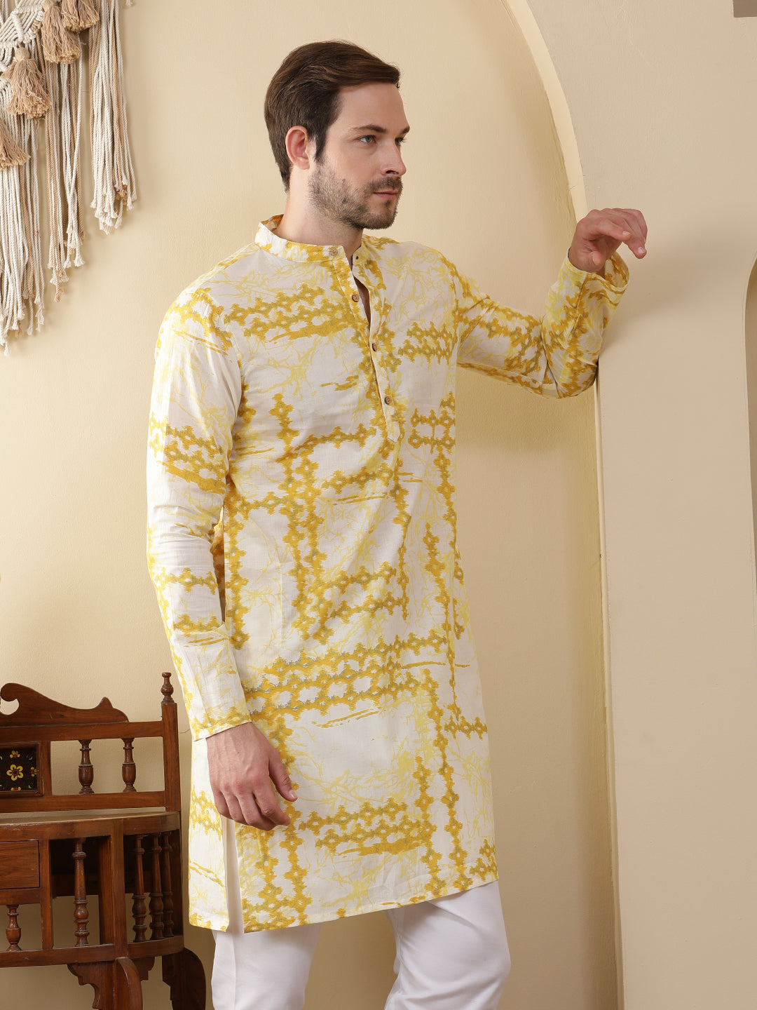 Straight Printed Cotton Kurtas
