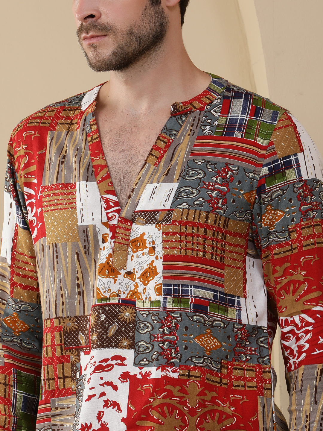 Straight Printed Viscose Rayon Kurtas