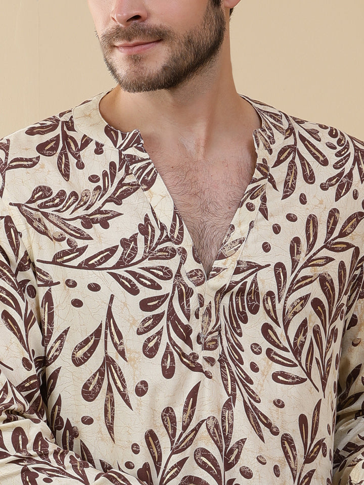 Straight Printed Viscose Rayon Kurtas