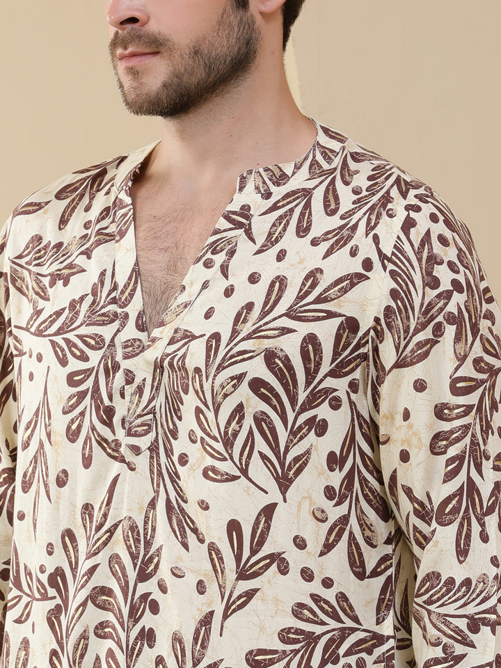 Straight Printed Viscose Rayon Kurtas