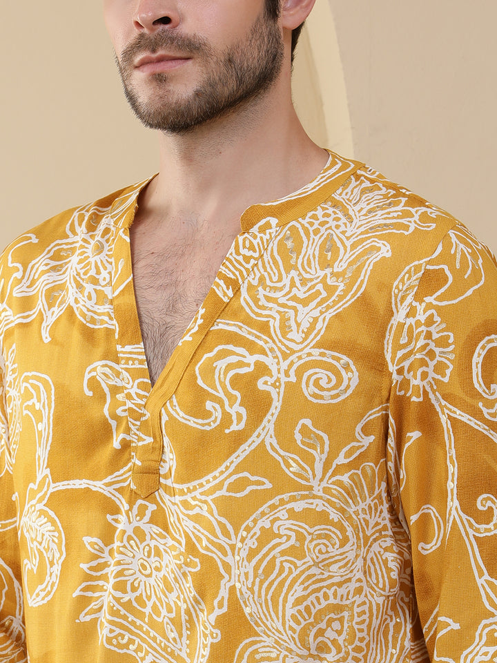 Straight Printed Viscose Rayon Kurtas