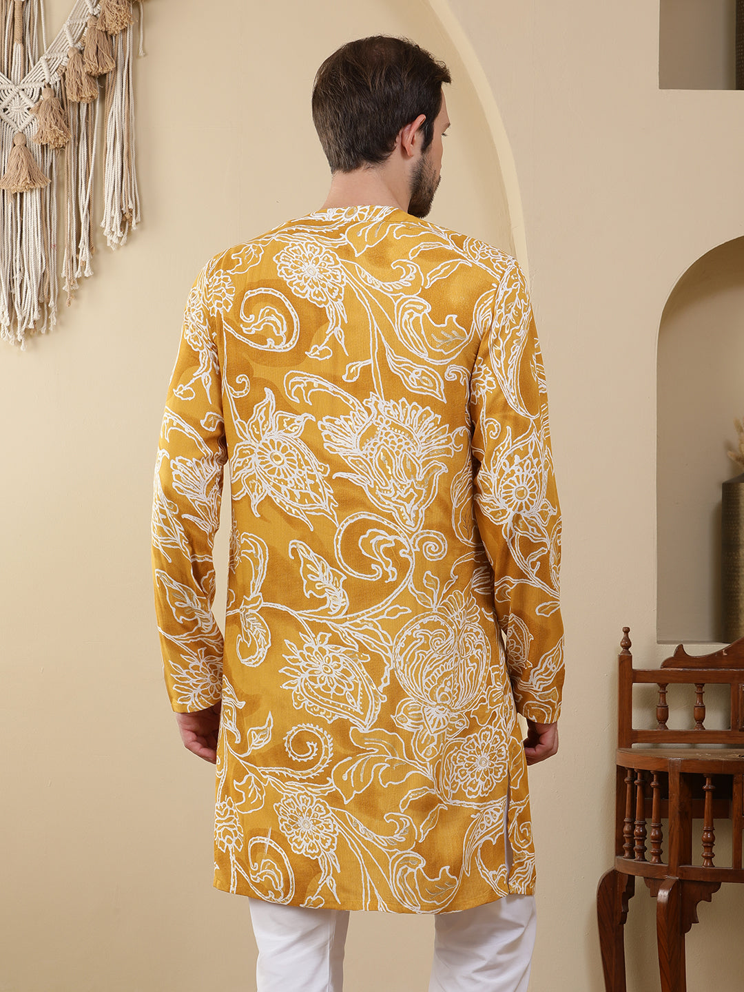 Straight Printed Viscose Rayon Kurtas