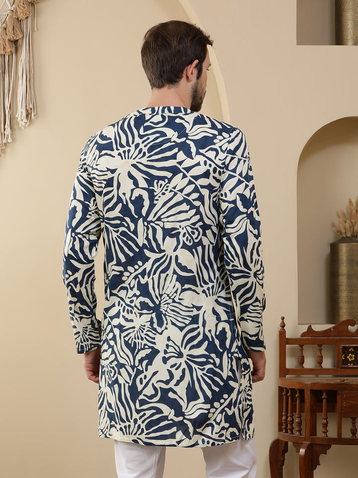 Straight Printed Viscose Rayon Kurtas