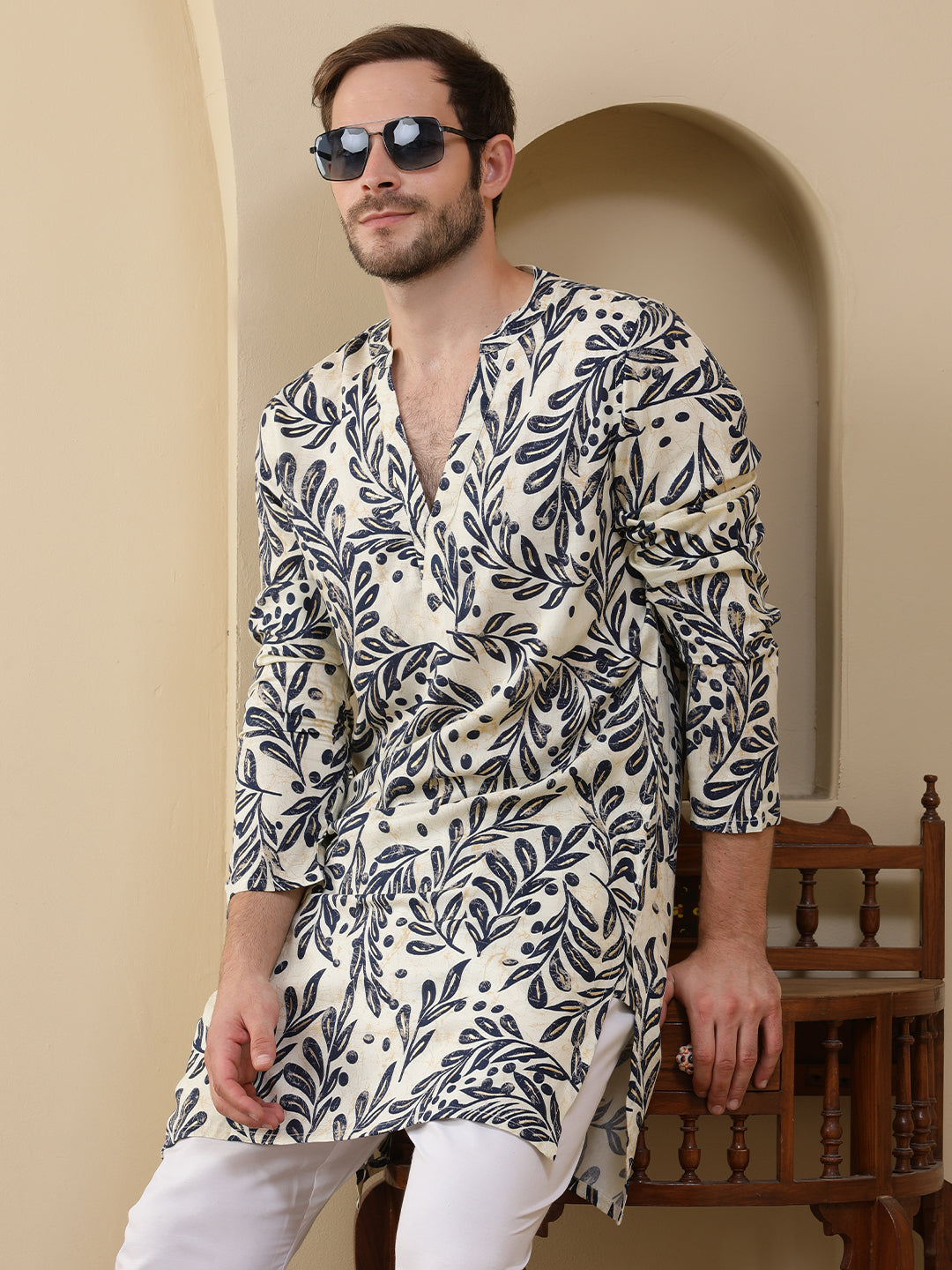 Straight Printed Viscose Rayon Kurtas