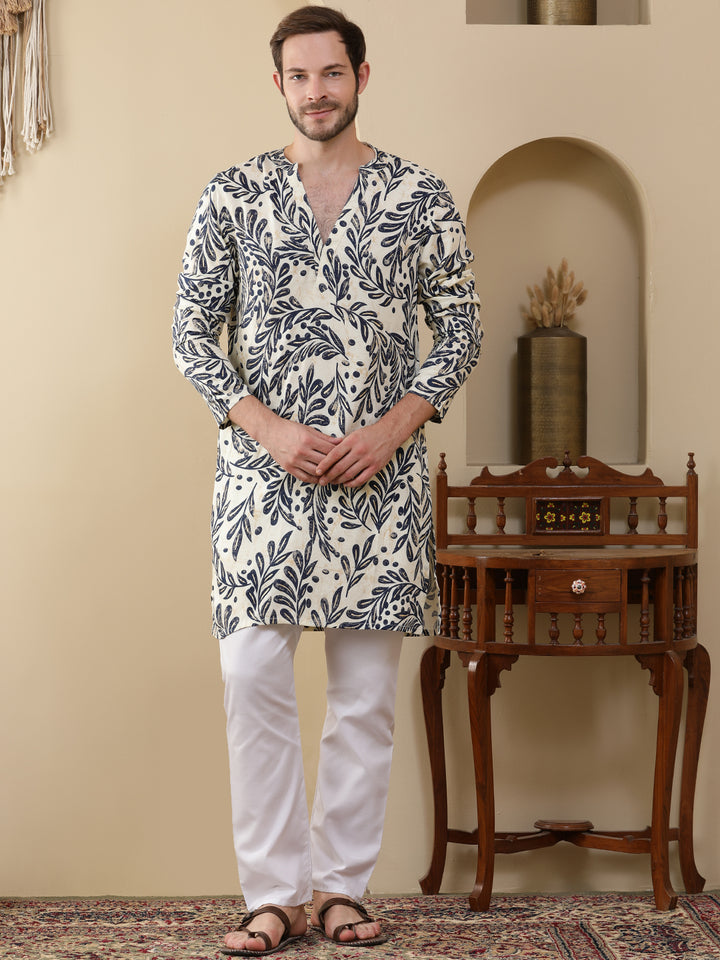 Straight Printed Viscose Rayon Kurtas