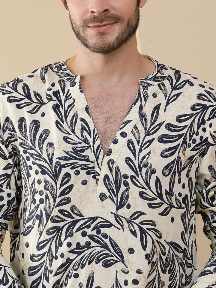 Straight Printed Viscose Rayon Kurtas