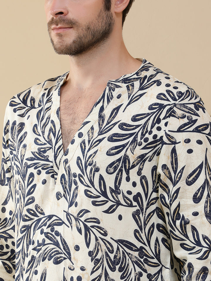 Straight Printed Viscose Rayon Kurtas