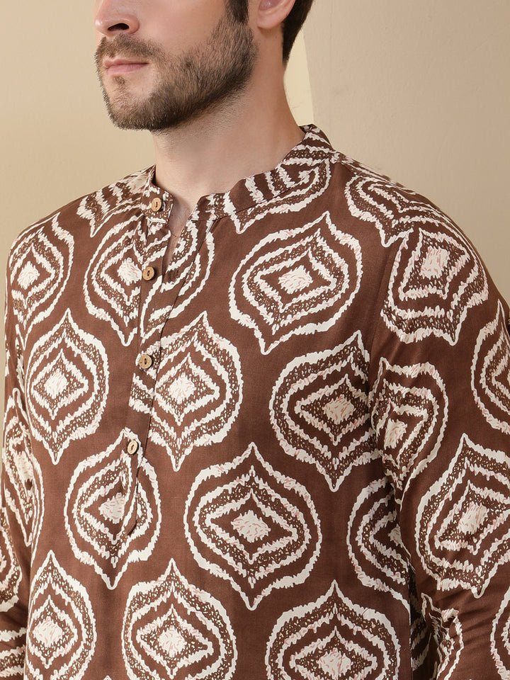 Straight Printed Viscose Rayon Kurtas