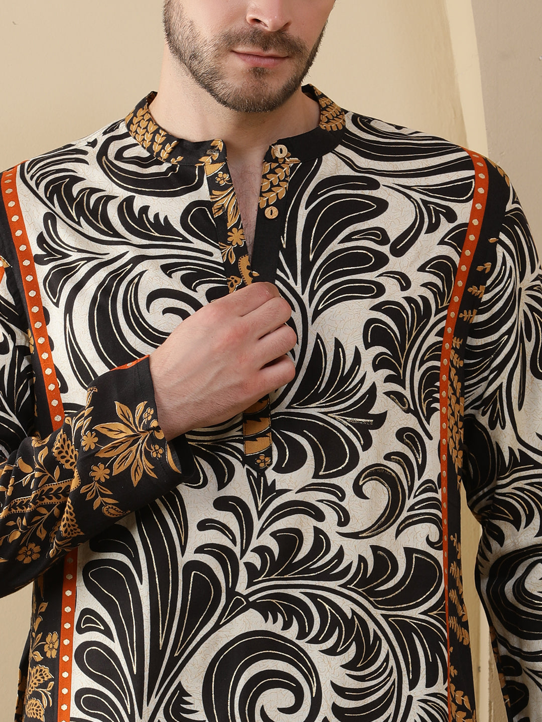 Straight Printed Viscose Rayon Kurtas