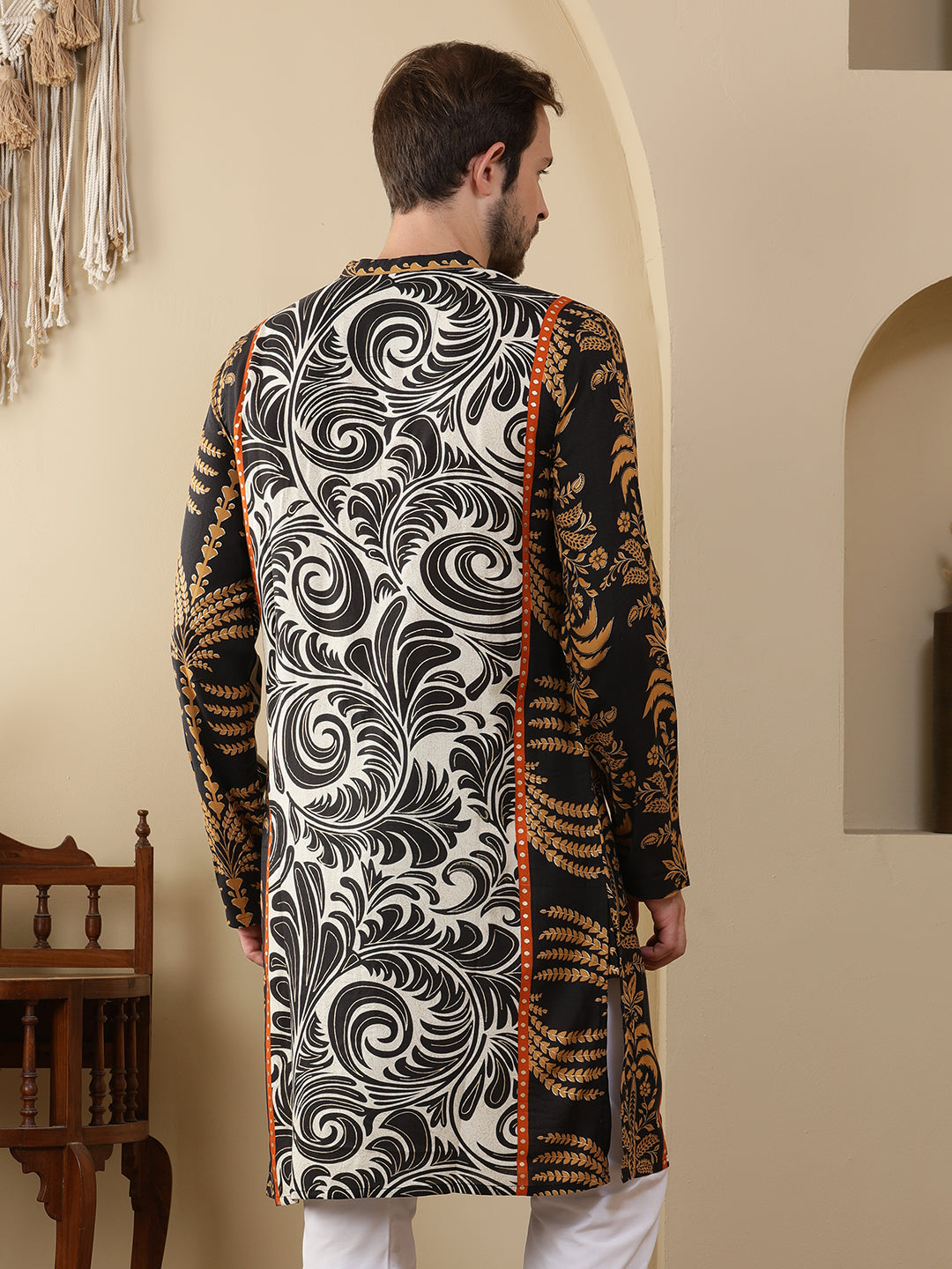 Straight Printed Viscose Rayon Kurtas