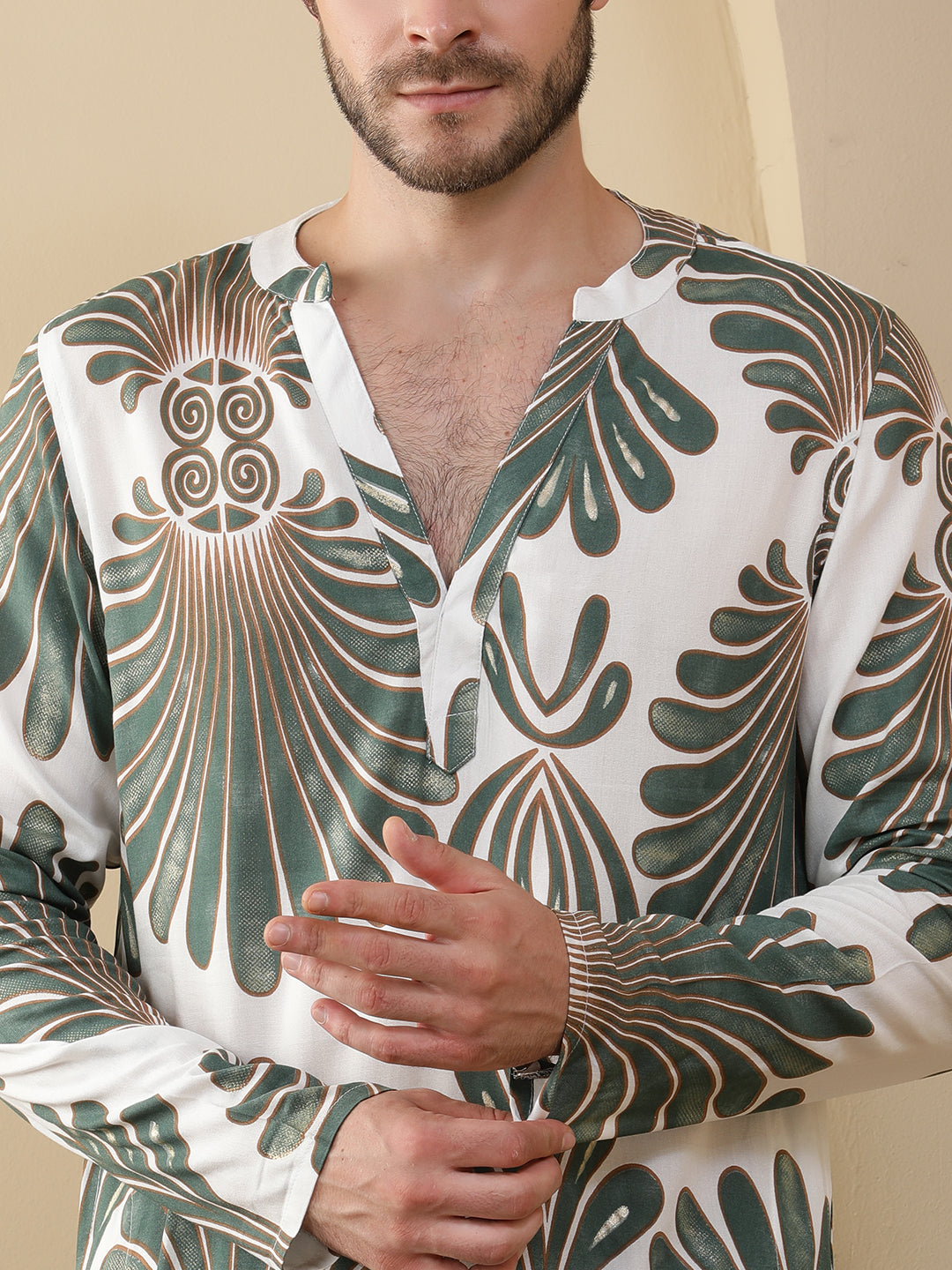 Straight Printed Viscose Rayon Kurtas