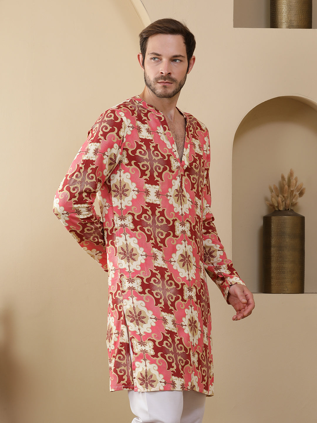 Straight Printed Viscose Rayon Kurtas