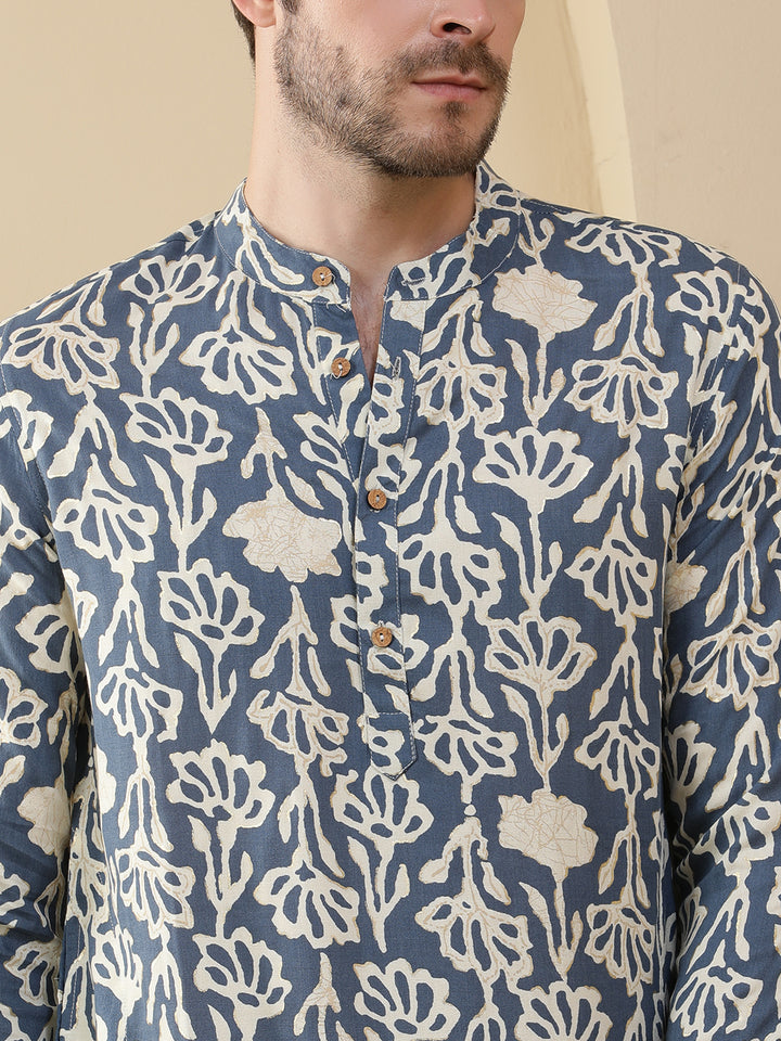 Straight Printed Viscose Rayon Kurtas