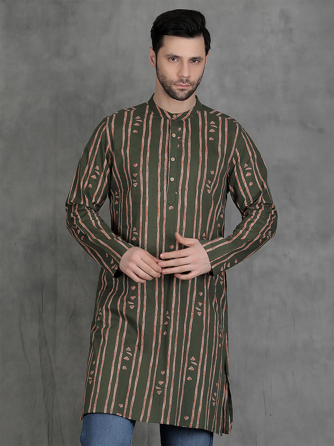 Straight Printed Cotton Kurtas
