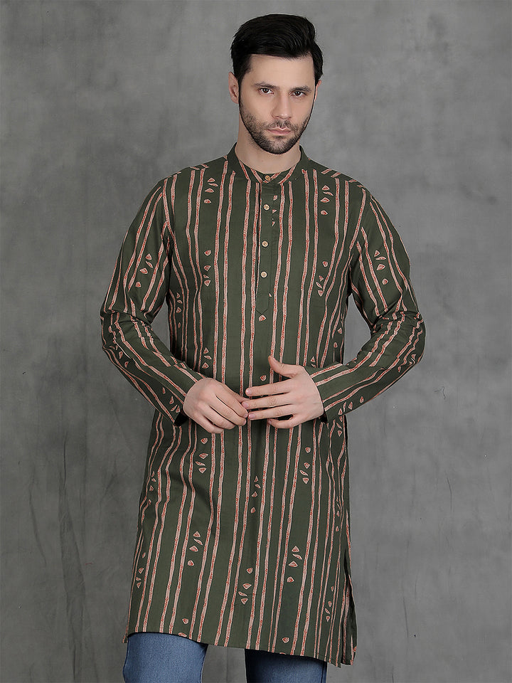 Straight Printed Cotton Kurtas