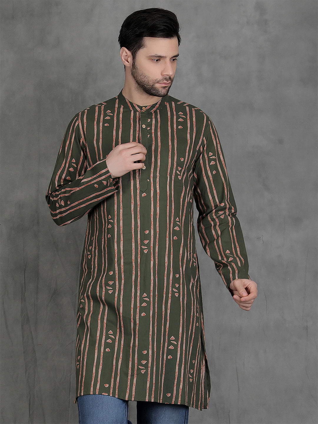 Straight Printed Cotton Kurtas