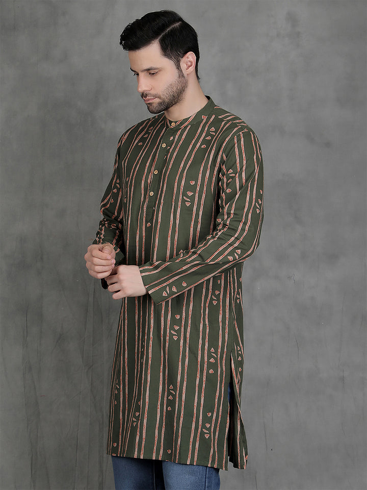 Straight Printed Cotton Kurtas