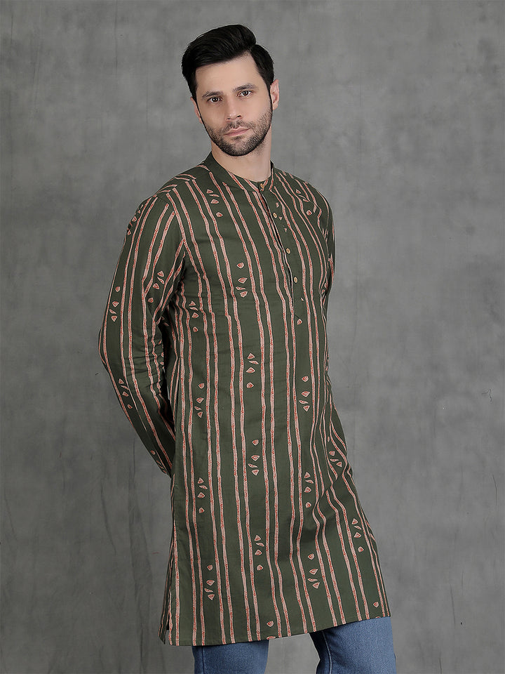 Straight Printed Cotton Kurtas