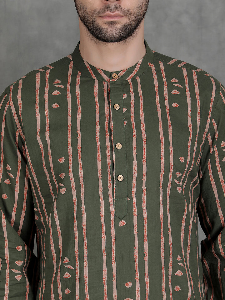 Straight Printed Cotton Kurtas