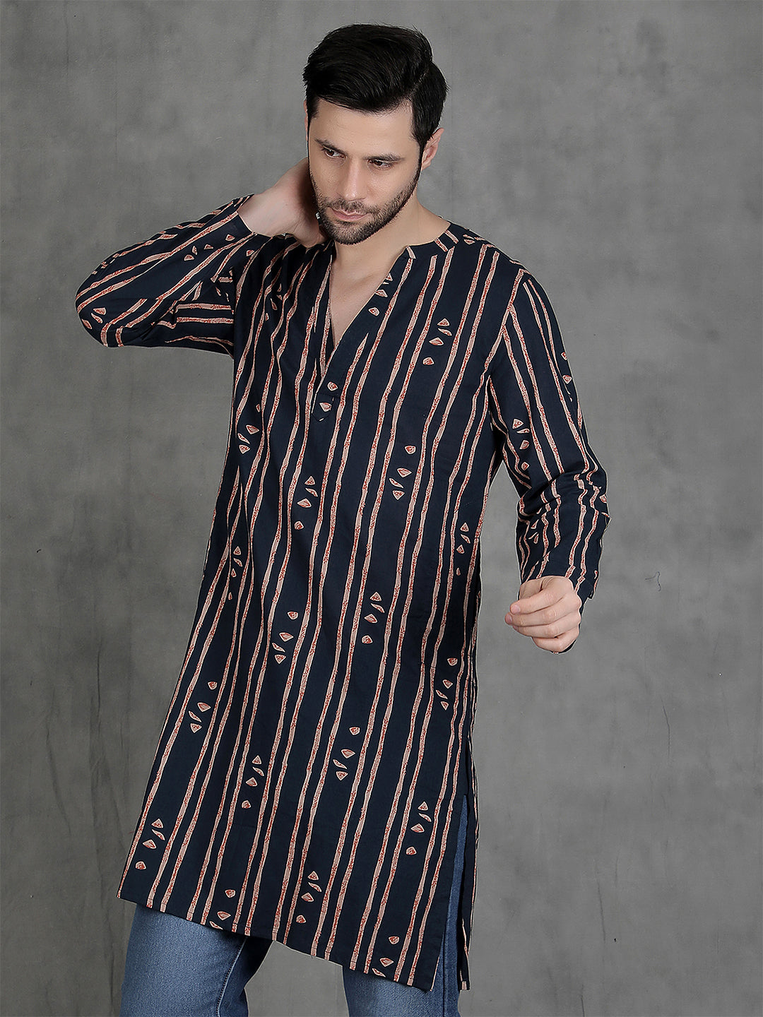 Straight Printed Cotton Kurtas